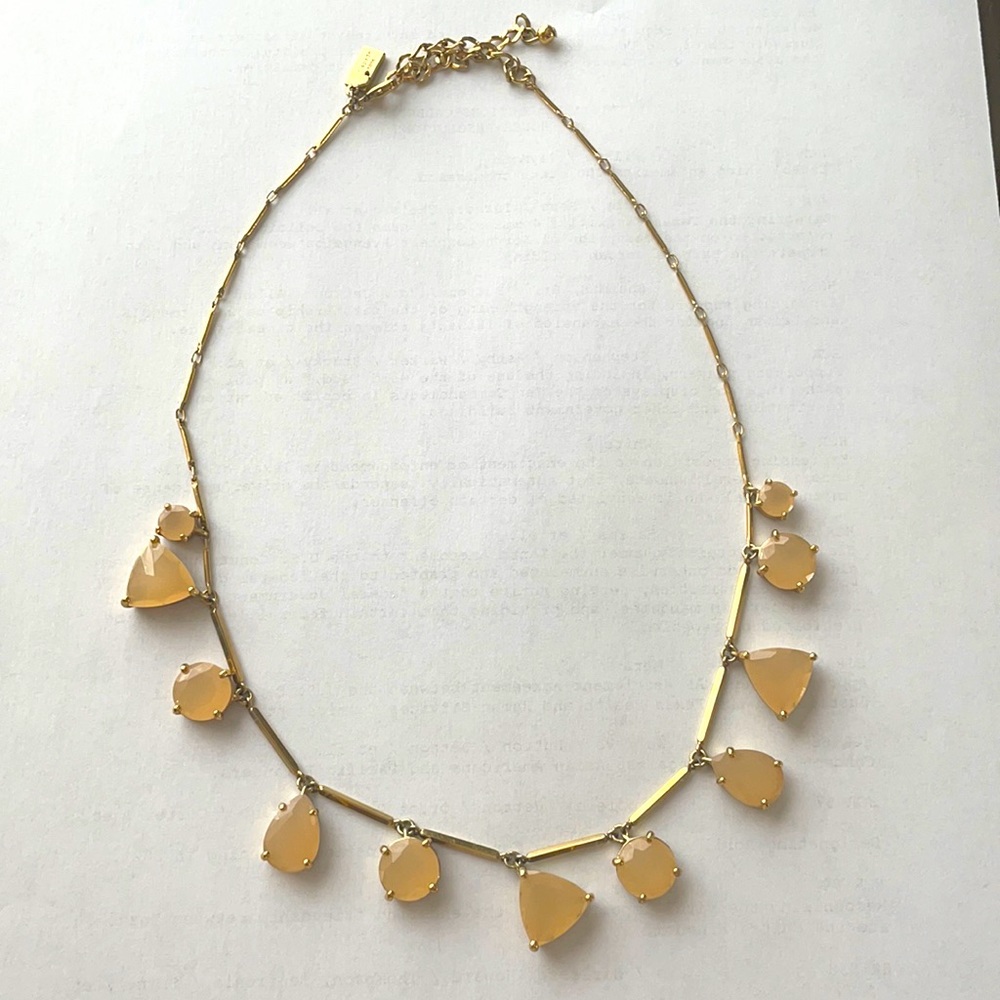 Kate Spade necklace - peach